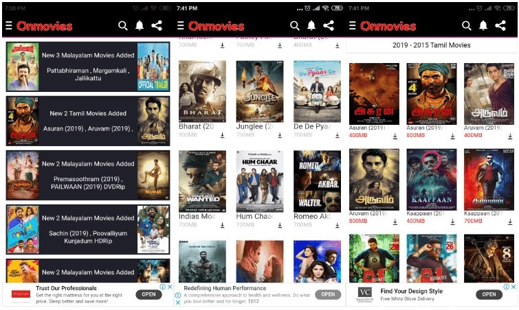 OnMovies Screenshot 2 Download Aplikasi Movie Terbaru OnMovies APK 10.1 2020 cocok untuk stb h680,b860h v1,v2