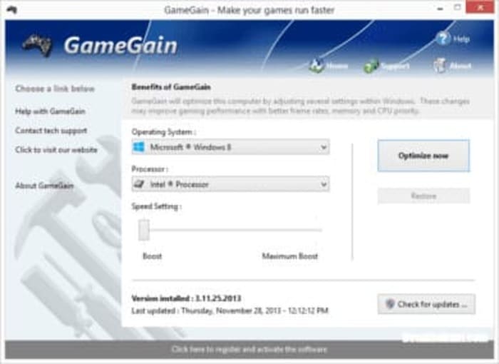 game gain 1 PGWare GameGain Versi 4.2.3.2020 + Serial Terbaru