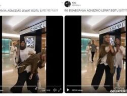 Asyik TikTok Dalam Mall, Dua Wanita Ini Tak Sadar Agnez Mo Lewat