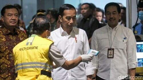 Presiden Joko Widodo Foto Andhika Prasetia 1 Update! Penjelasan Jokowi dari Pasien Corona Meninggal-Belum Pikir Lockdown