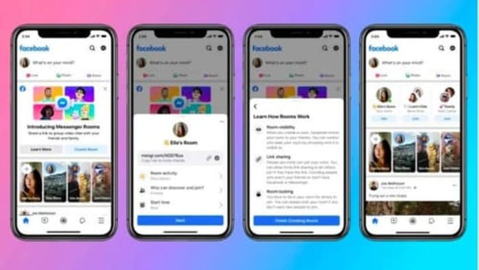 Doc Facebook 1 Cara Pakai Messenger Rooms Untuk Video Call 50 Dengan Orang