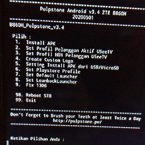 pulpstone v3.4 Firmware Pulpstone B860H V1 dan V2 Versi 3.4 Update Terbaru