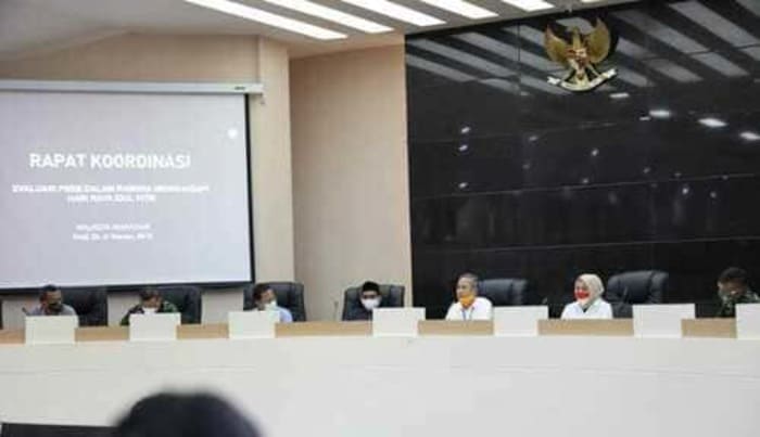 rapatkoordinasi 1 Pemkot Makassar akan Lakukan Rapid Test di Sejumlah Lokasi