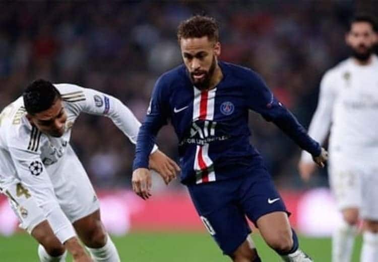 Aksi Neymar Liga Champions 2019 2020. © AP Photo PSG Minta 175 Juta Euro Tunai Untuk Neymar