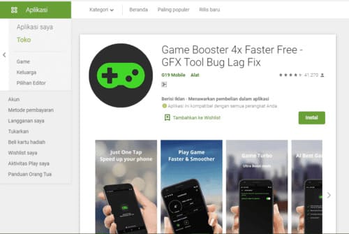 Game Booster 4x Faster Free GFX Tool Bug Lag 5 Aplikasi Game Booster Terbaik Bermain Game Online Anti Lag