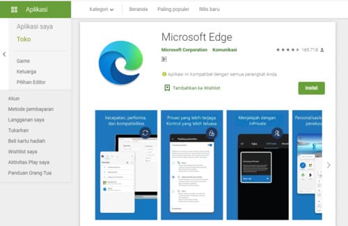 Microsoft edge 10 Rekomendasi Browser Ringan dan Cepat Untuk Smartphone 2020
