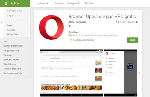OperaBrowser 10 Rekomendasi Browser Ringan dan Cepat Untuk Smartphone 2020