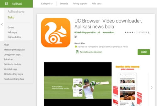UCbrowser 10 Rekomendasi Browser Ringan dan Cepat Untuk Smartphone 2020