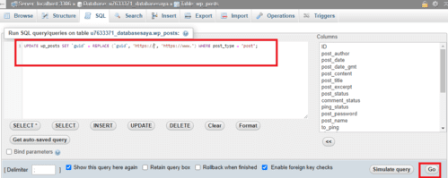 update post dari http ke https Cara Mengubah URL di Database MySQL Tanpa Menggunakan Plugin