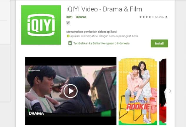 IQIYI IQYI Aplikasi Nonton Drama Film Korea di STB Android HG 680P dan B860 H Gratis Terbaru