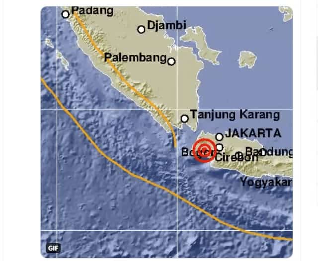gempa lebak banten Gempa Magnitudo: 5.4, Mengguncang Lebak Banten, Tidak Berpotensi Tsunami