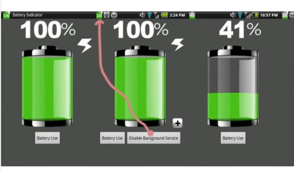 indikator baterai gratis 1 Aplikasi Indikator Baterai Android Bebas Iklan