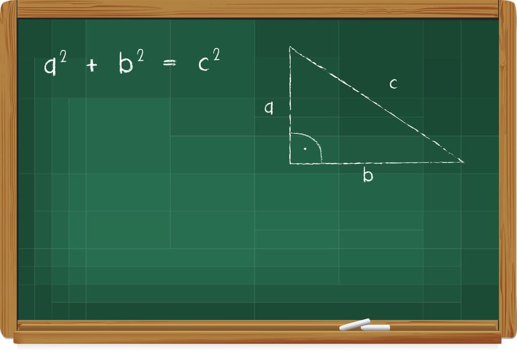 teorema pyhtagoras blackboard Pythagoras Sang Penemu Teorema Pythagoras