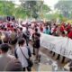 Demo musisi Musisi Demo Di Balai Kota Bogor,Minta Tinjau Aturan Jam Malam