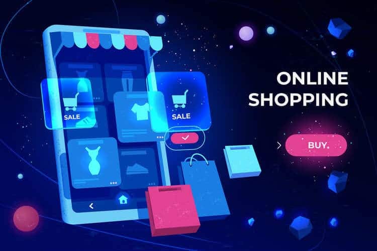 online shoping 5 Aplikasi Rekomendasi Di HP Buat Bikin Konten Jualan