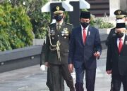 Presiden Jokowi Pimpin Upacara Ziarah Nasional Hari Pahlawan Tahun 2020 di TMP Kalibata