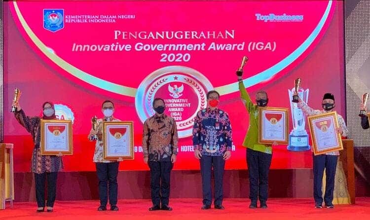 IMG 2020121 Penghargaan IGA 2020, Pemkab Bogor Terima Penghargaan Kabupaten Terinovatif se-Indonesia