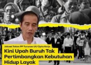 Jokowi Teken PP Turunan UU Cipta Kerja: Upah Buruh Tak Pertimbangkan Kebutuhan Hidup Layak