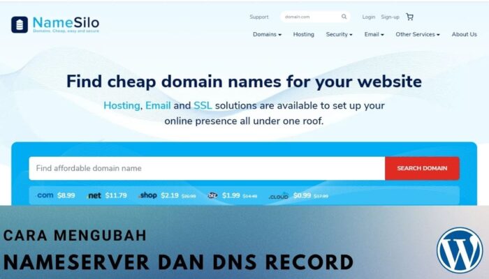 Cara Mengubah Name Server dan DNS Record Domain di NameSilo