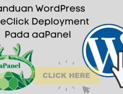 Panduan WordPress OneClick Deployment Pada aaPanel