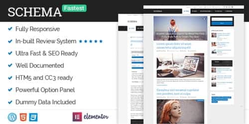 Schema 10 tema WordPress tercepat dan terbaik di tahun 2021