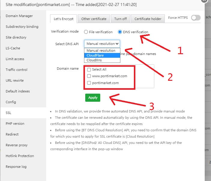 Screenshot 452 Cara Pasang SSL Pada aaPanel Menggunakan Cloudflare