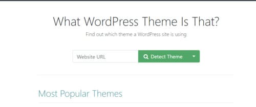 Themedetect.com Cara Mengetahui Tema Wordpress Orang Lain: Manual dan Tool Online
