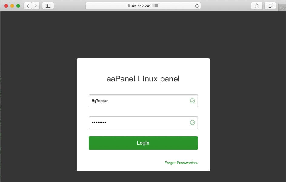 aaPanel Instal Cara Install aaPanel di Server Linux (VPS)
