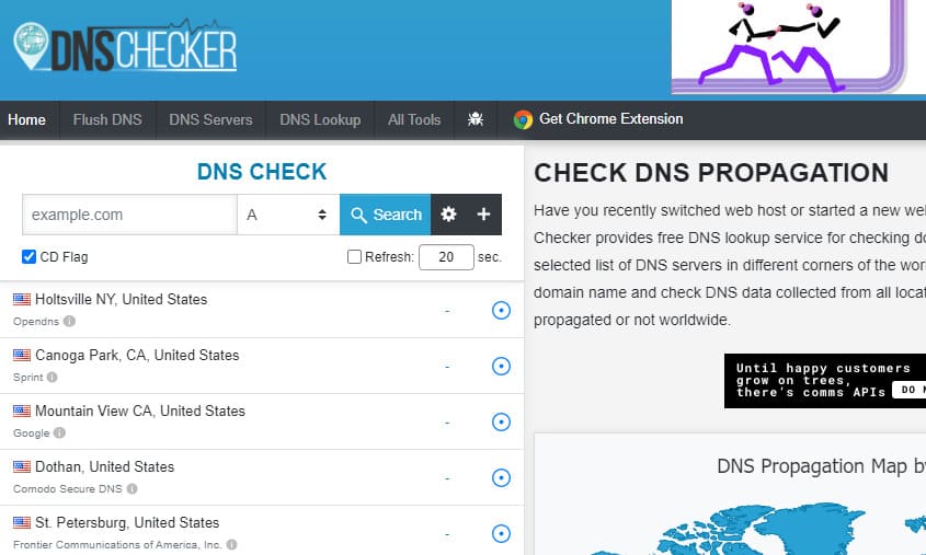 dns cheker Cara Mengubah Name Server dan DNS Record Domain di NameSilo