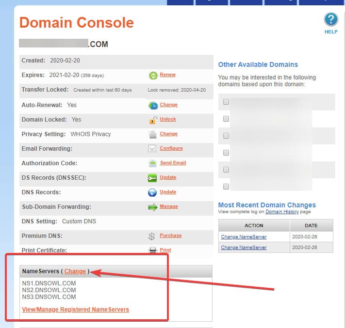 dns domain namesilo nameserver 1 Cara Mengubah Name Server dan DNS Record Domain di NameSilo