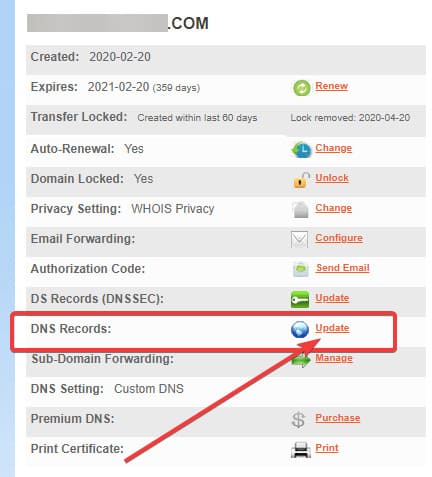 dns domain namesilo record Cara Mengubah Name Server dan DNS Record Domain di NameSilo