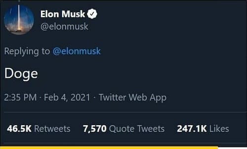 tweet elon musk Dogecoin: Pesaing Bitcoin Yang Lagi Naik Berkat Tweet Elon Musk