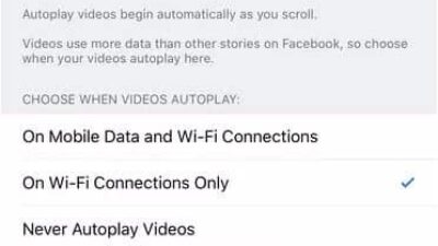 Facebook settings 6 Aplikasi Ini Banyak Memakan Kuota, Begini Cara Menghematnya