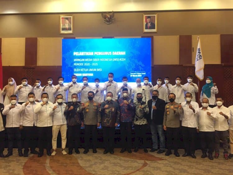 Ketua KPK Hadir Dalam Pelantikan Pengurus JMSI Aceh
