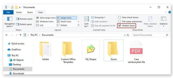 Cara Sembunyikan File atau Folder Pada Windows 106 Cara Sembunyikan File atau Folder Pada Windows 10