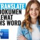Cara Translate Dokumen Lewat Microsoft Word Cara Melakukan Translate Menggunakan Microsoft Word