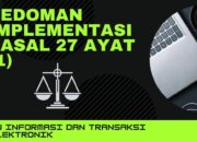 Pedoman Implementasi Pasal 27 Ayat (1) UU Informasi dan Transaksi Elektronik