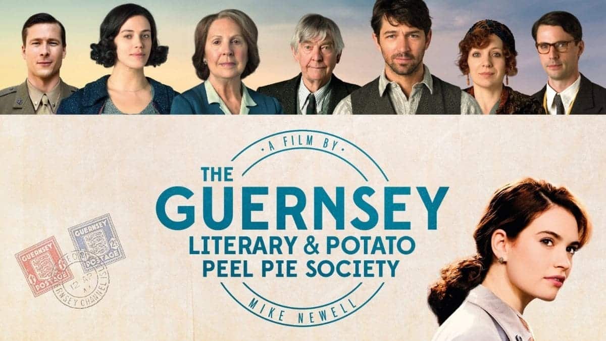 The Guernsey Literary Sinopsis The Guernsey Literary and Potato Peel Pie Society (2018)