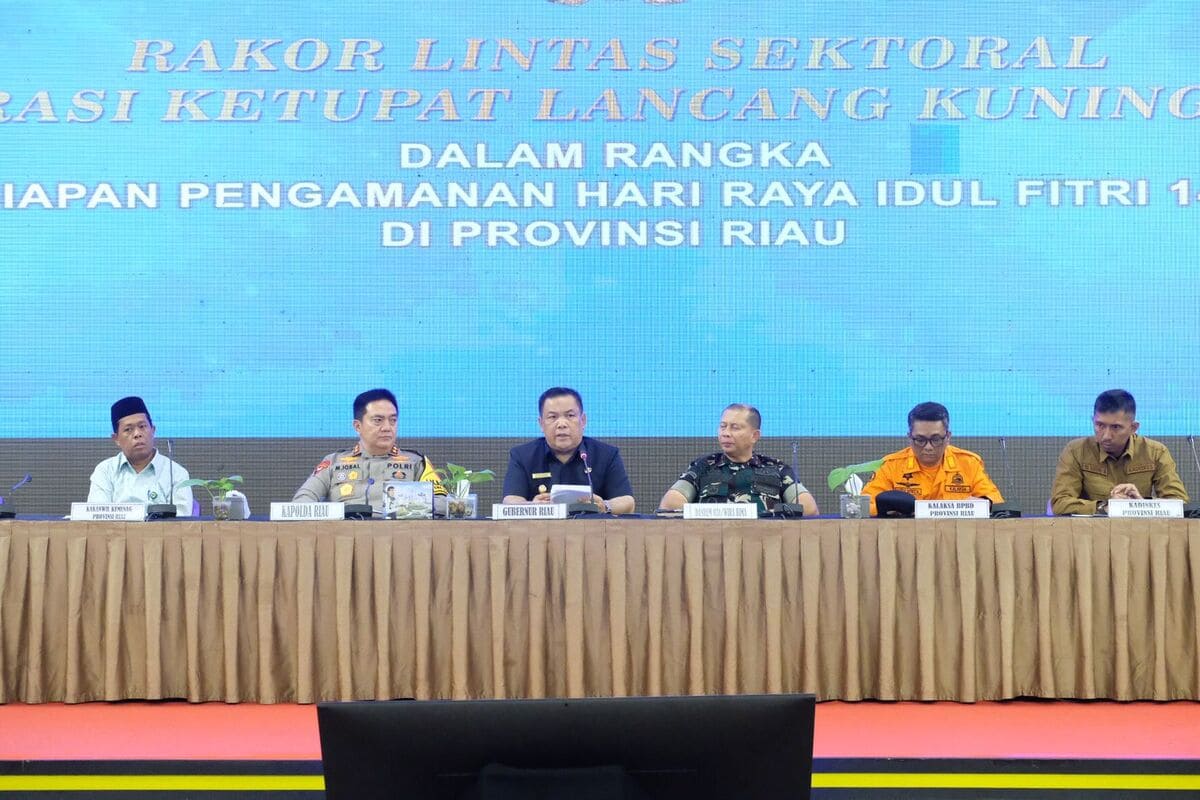 WhatsApp Image 2024 03 28 at 22.10.10 Polda Riau Gelar Rapat Lintas Sektoral Operasi Ketupat Lancang Kuning 2024